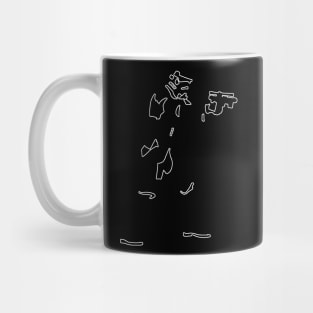 Storm white neon Mug